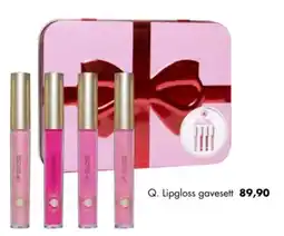 Sparkjøp Q. Lipgloss gavesett tilbud