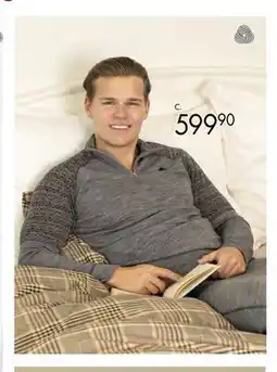 Sparkjøp C. Glomtinden overdel i dobbel ull og med 1/2 zip glidelås tilbud