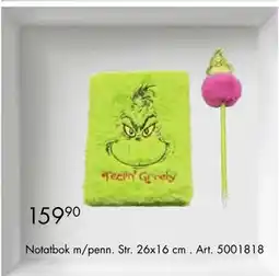Sparkjøp Notatbok m/penn tilbud