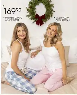 Sparkjøp Pyjamasbukse i flanell tilbud