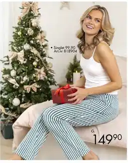 Sparkjøp Pyjamasbukse Stripet tilbud