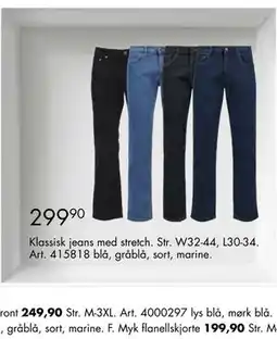 Sparkjøp Klassisk jeans med stretch tilbud