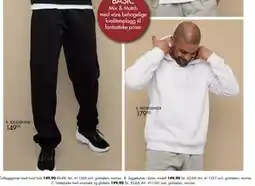 Sparkjøp B. Joggebukse i basic modell tilbud