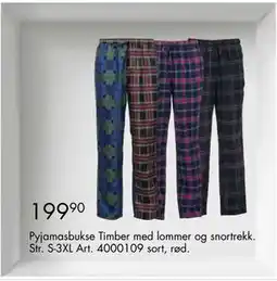Sparkjøp Pyjamasbukse Timber tilbud