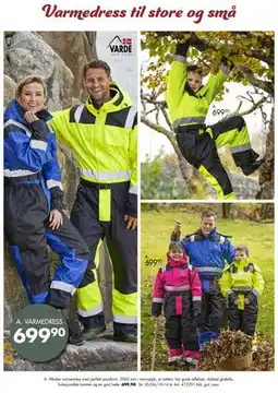 Sparkjøp Worker varmedress tilbud