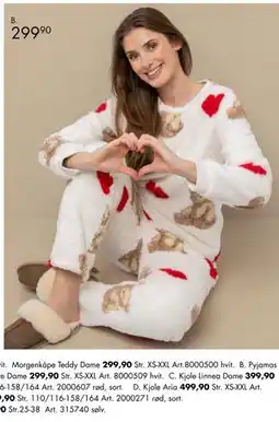 Sparkjøp Pyjamas Hjerte Dame tilbud