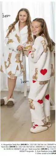 Sparkjøp Morgenkåpe Teddy Barn tilbud