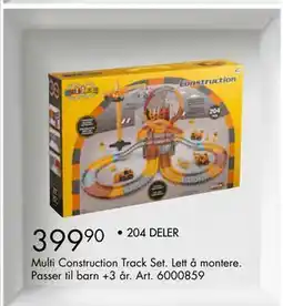 Sparkjøp Multi Construction Track Set tilbud