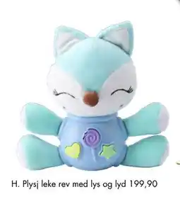 Sparkjøp H. Plysj leke rev med lys og lyd tilbud