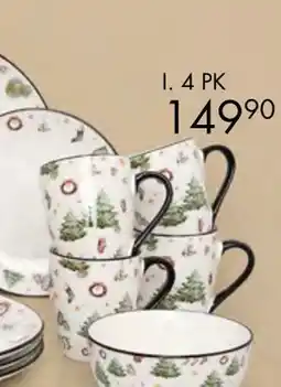 Sparkjøp Krus 4 pk tilbud