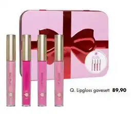 Sparkjøp Q. Lipgloss gavesett tilbud
