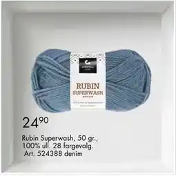 Sparkjøp Rubin Superwash tilbud