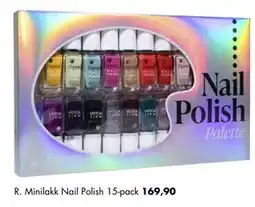 Sparkjøp R. Minilakk Nail Polish 15-pack tilbud