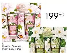 Sparkjøp I. Fioretino Gavesett Peony Body + Dusj tilbud