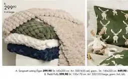 Sparkjøp B. Pledd Fluffy tilbud