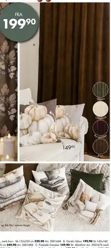 Sparkjøp B. Gardin Velour tilbud