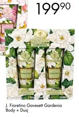 Sparkjøp J. Fioretino Gavesett Gardenia Body + Dusj tilbud
