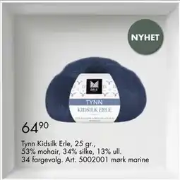 Sparkjøp Tynn Kidsilk Erle tilbud