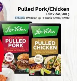 Joker Leiv Vidar Pulled Pork/Chicken tilbud