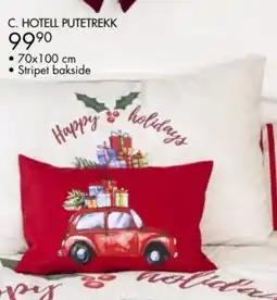 Sparkjøp Hotell putetrekk Flanell tilbud