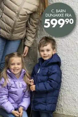 Sparkjøp Barn dunjakke tilbud