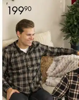 Sparkjøp Myk flanellskjorte tilbud