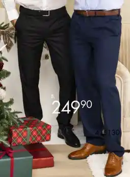 Sparkjøp Klassisk dressbukse med beltehemper tilbud