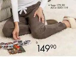 Sparkjøp Meri pyjamasbukse i fleece tilbud