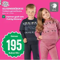 Sport Outlet Tiny Trolls Ullgenser/Bukse tilbud