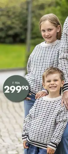 Sparkjøp Islendergenser Valur med rund hals Barn tilbud