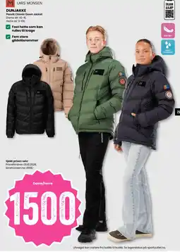 Sport Outlet Lars monsen dunjakke tilbud
