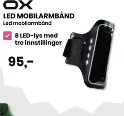 Sport Outlet Ox led mobilarmbånd tilbud