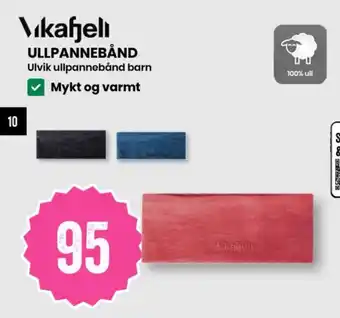 Vikafjell ullpannebånd barn