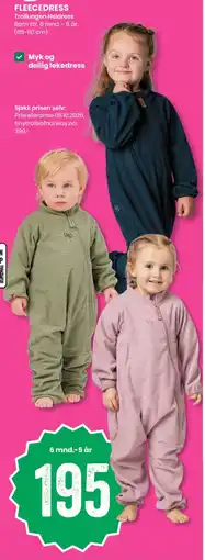 Sport Outlet Trollungen Fleece Dress tilbud