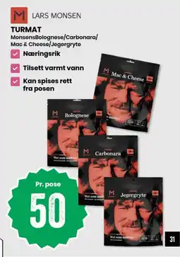 Sport Outlet Lars Monsen Turmat tilbud