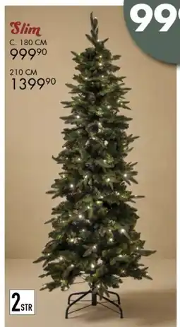 Sparkjøp Juletre Slim 200 ledlys tilbud
