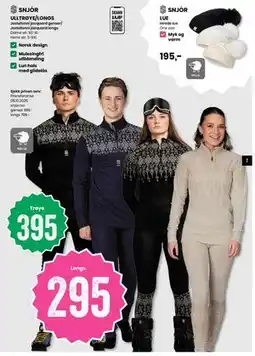 Sport Outlet SNJÓR ULLTRØYE/LONGS tilbud