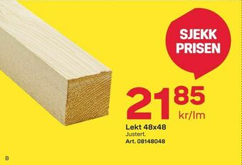 Byggmax Lekt 48x48 tilbud