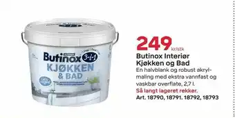 Byggmax Butinox Interiør Kjøkken og Bad tilbud
