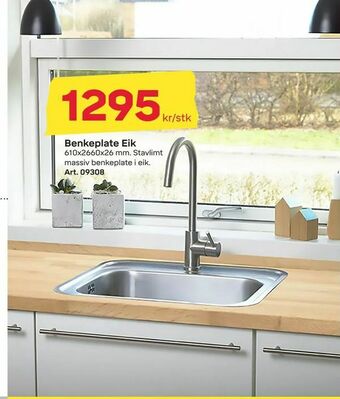 Byggmax Benkeplate Eik tilbud