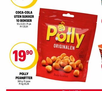 Coop Extra Polly peanøtter tilbud