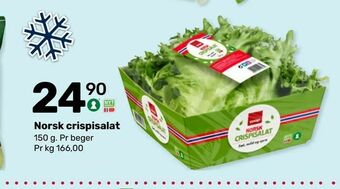 Coop Marked Norsk crispisalat tilbud
