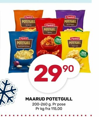 Coop Marked Maarud potetgull tilbud