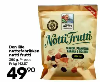 Coop Marked Den lille nøttefabrikken nøtti frutti tilbud