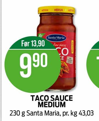 Kiwi Taco sauce medium tilbud