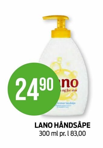Kiwi Lano håndsåpe tilbud