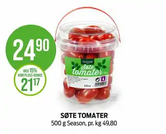 Kiwi Søte tomater tilbud