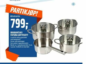 Coop Obs Brabantia® futura grytesett tilbud