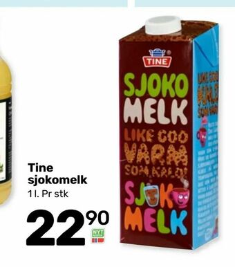 Matkroken Tine sjokomelk tilbud