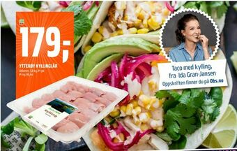 Coop Obs Ytterøy kyllinglår tilbud